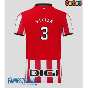 Athletic Bilbao Dani Vivian #3 Tricou Fotbal Replică 2025-26 Barbati Acasa